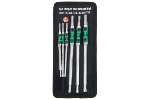 Jonnesway Zestaw 6szt. kluczy wpustowych TORX z podwójnym przegubem H08W106S Jonnesway Zestaw 6szt. kluczy wpustowych TORX z podwójnym przegubem H08W106S