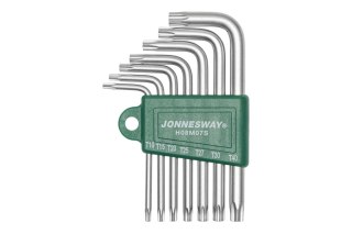 Jonnesway Zestaw 7szt. kluczy wpustowych TORX giętych T10-T40 H08M07S