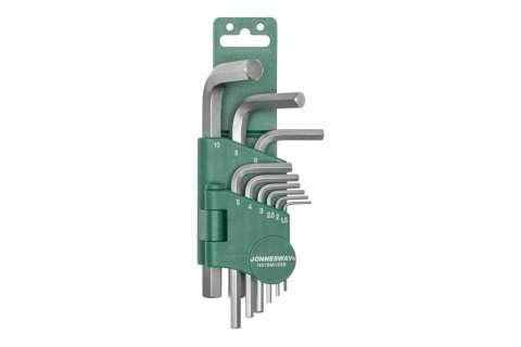 Jonnesway Zestaw 9szt. kluczy wpustowych ampulowych giętych 1.5-10mm H01SM109S Jonnesway Zestaw 9szt. kluczy wpustowych ampulowych giętych 1.5-10mm H01SM109S