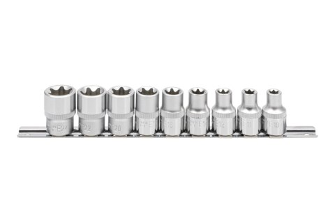 Jonnesway Zestaw 9szt. nasadek 1/2" E-TORX S06H49S Jonnesway Zestaw 9szt. nasadek 1/2" E-TORX S06H49S