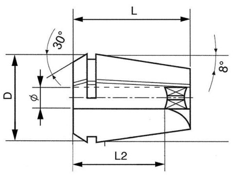 GÜHRING Wiertlo krete DIN345 HSS,szlifowane,typ N, chwyt MK 37mm GÜHRING