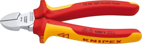 KNIPEX Szczypce tnące boczne VDE, 180 mm, Fi 3,0 mm-2,5 mm, 70 06 180, KNIPEX KNIPEX Szczypce tnące boczne VDE, 180 mm, Fi 3,0 mm-2,5 mm, 70 06 180, KNIPEX