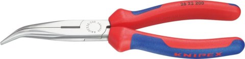 KNIPEX Szczypce tnące wydłużone "bociani dziob", 200mm, wygięte 40°, 26 22 200, KNIPEX