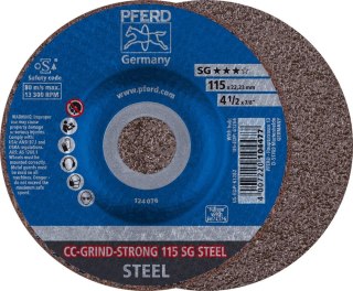 PFERD Sciernica tarcz.CC-GRIND STRONG-STEEL 115mm PFERD