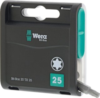 Wera Opak.bit.Bit-Box20H20szt.do srub z lbem z gniazdem TORX 25x25mm Wera