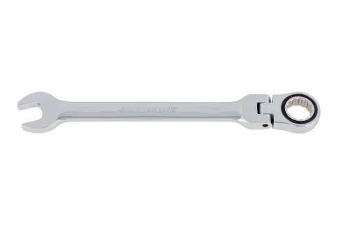 Jonnesway Klucz płasko-oczkowy przegubowy z grzechotką 17mm W66117 Jonnesway Klucz płasko-oczkowy przegubowy z grzechotką 17mm W66117
