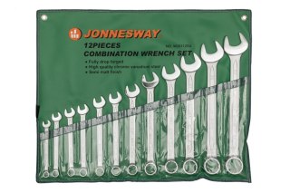 Jonnesway Zestaw 12szt. kluczy płasko-oczkowych 10-32mm W26112SA
