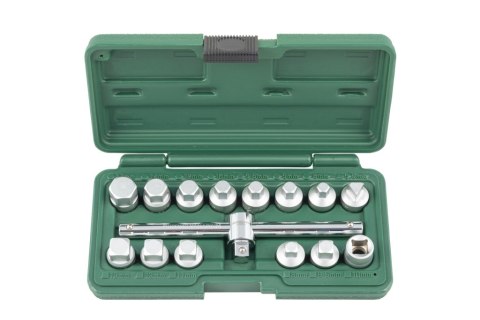 Jonnesway Zestaw 15szt. kluczy do korka oleju 3/8" AI030036A Jonnesway Zestaw 15szt. kluczy do korka oleju 3/8" AI030036A