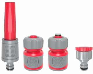 AWTOOLS Zestaw zraszający 4 częściowy 1/2" gumowy uchwyt AW61120