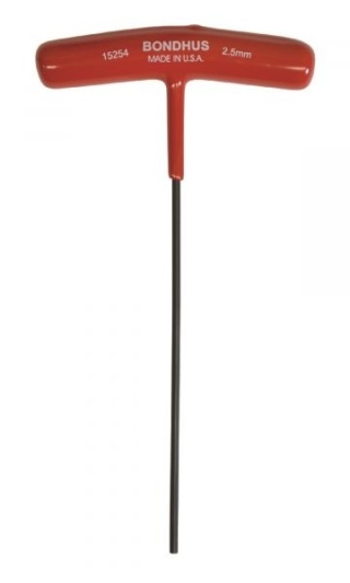Bondhus Klucz imbusowy 2.5mm uchwyt typ T BO15254