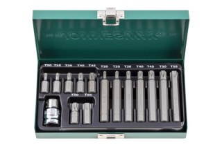 Jonnesway Zestaw 15szt. bitów 10mm TORX S29H4215S