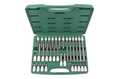 Jonnesway Zestaw 32szt. bitów TORX z nasadką 1/2" S07H4932S Jonnesway Zestaw 32szt. bitów TORX z nasadką 1/2" S07H4932S
