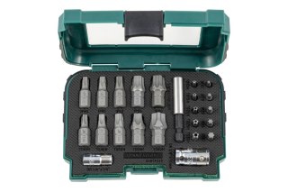 Jonnesway Zestaw bitów 1/4" oraz 10mm TORX PLUS 5-kątnych/6-kątnych S29TP23S