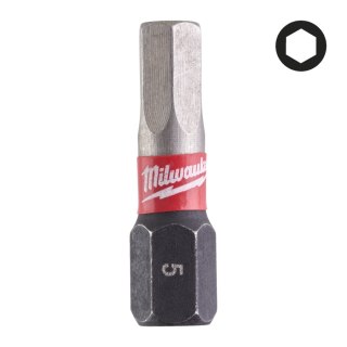 Milwaukee bit końcówka hex 6 x 25mm/2szt. Shockwave 4932430897