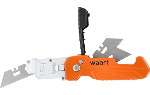 Wart Nóż z ostrzem trapezowym i skrobakiem 2w1 W70P202
