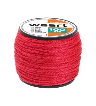 Wart Sznur traserski 100m czerwony plecionka W48B110