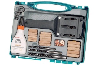 Wolfcraft Zestaw narzędzi do kołkowania 6, 8, 10mm WF4645000