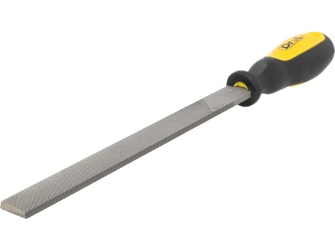 Drel Pilnik ślusarski płaski 200 mm, plastikowy uchwyt CON-WFS-1120 Drel Pilnik ślusarski płaski 200 mm, plastikowy uchwyt CON-WFS-1120