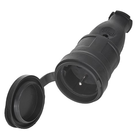 GEKO Gniazdo gumowe z klapką 16A IP44 (120) G17516