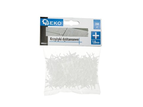 GEKO Krzyżyki dystansowe - 1,0mm - op.200szt (100) G00444-1