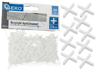 GEKO Krzyżyki dystansowe - 2,0mm - op.200szt (100) G00444-2