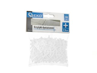 GEKO Krzyżyki dystansowe - 2,5mm - op.200szt (100) G00444-2,5