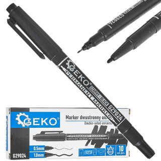 GEKO Marker dwustronny wodoodporny uniwersalny (10/240) G29024