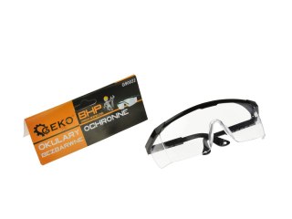 GEKO Okulary ochronne bezbarwne (12/72/360/480) G90022