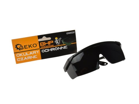 GEKO Okulary ochronne czarne (12/72/480) G90020