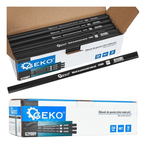 GEKO Ołówek do powierzchni mokrych 240mm 50el. - kartonik wystawowy (20) G29009