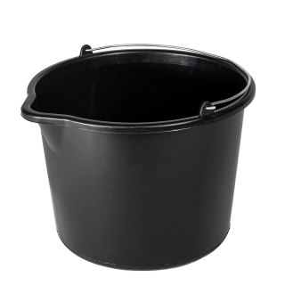 GEKO Wiadro budowlane 12L czarne Z LEJKIEM G66100A