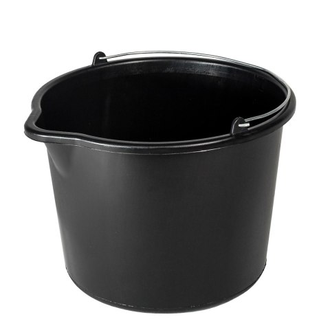 GEKO Wiadro budowlane 16L czarne Z LEJKIEM G66101A