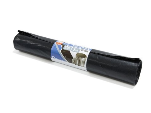 GEKO Worki na śmieci GRUZ 120L (rolka 5szt) - czarne (20) G71264