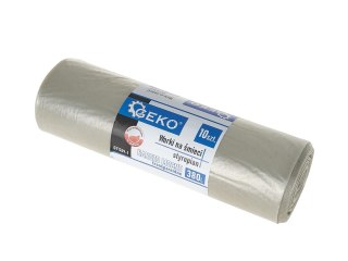 GEKO Worki na śmieci styropian BARDZO MOCNE 380L (rolka 10szt) - transparentne G71269-1