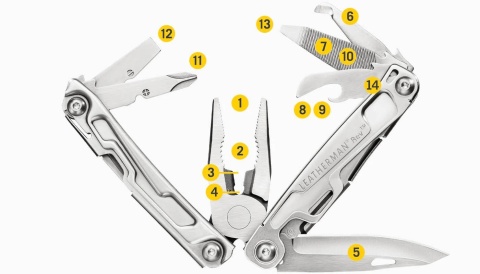 Leatherman Multitool REV 14 narzędzi 832130