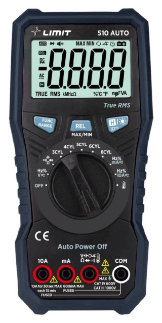 Limit Multimetr miernik cyfrowy DM 510 AUTO 289450009