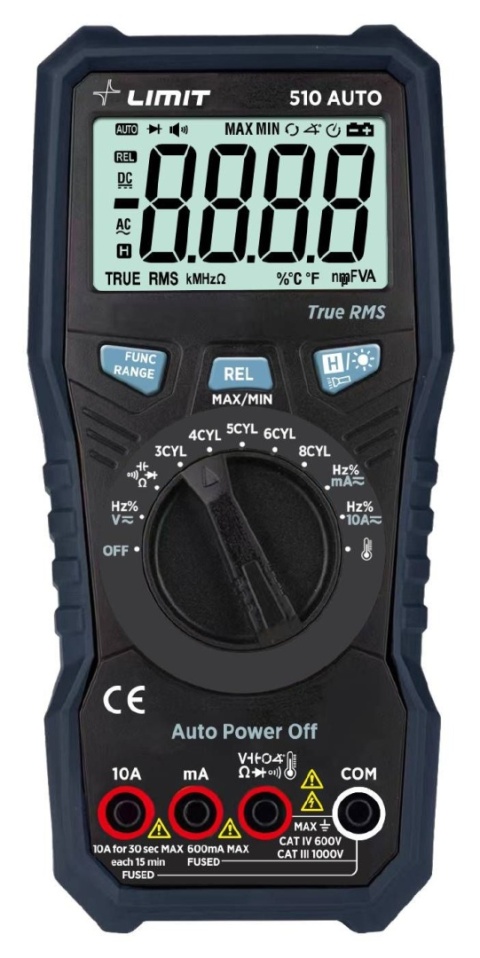 Limit Multimetr miernik cyfrowy DM 510 AUTO 289450009
