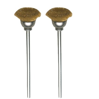 Proxxon Szczotki druciane mosiężne garnkowe 13mm 2szt. PR28963