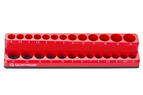 Quatros Listwa uchwyt magnetyczny na nasadki 1/4" QS50072