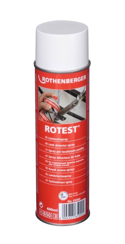 Rothenberger Spray do wykrywania nieszczelności 400ml Rotest 65000