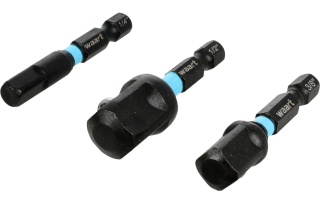 Waart Zestaw adapterów udarowych do wkrętarki 1/4 3/8 1/2 W29M949