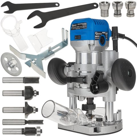 GEKO Frezarka górnowrzecionowa 710W z regulacją obrotów i podstawą (4) G80737