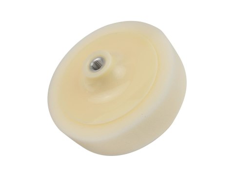 GEKO Gąbka polerska biała 150mm x 45mm M14 (72/100) G00325