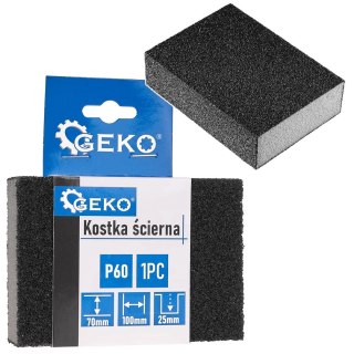GEKO Kostka ścierna 70x100x25mm P60 (1/10/500) G78551