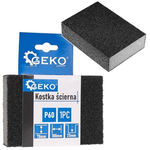 GEKO Kostka ścierna 70x100x25mm P60 (1/10/500) G78551