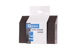 GEKO Kostka ścierna skośna 125x90x25mm P100 (250) G78563