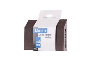 GEKO Kostka ścierna skośna 125x90x25mm P180 (250) G78566