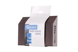 GEKO Kostka ścierna skośna 125x90x25mm P240 (250) G78568