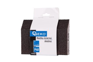 GEKO Kostka ścierna skośna 125x90x25mm P40 (250) G78560