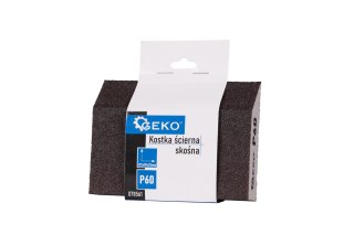 GEKO Kostka ścierna skośna 125x90x25mm P60 (250) G78561